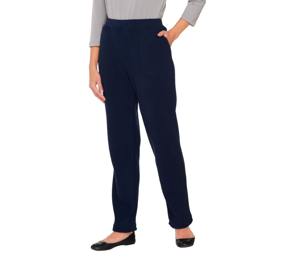 fleece pants with pockets womens