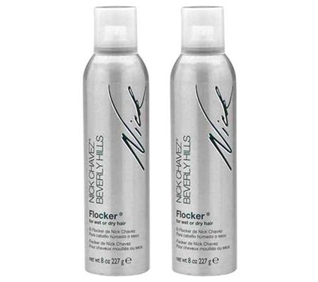 Nick Chavez Dry Volumizing Hair Flocker Duo Page 1 QVCcom