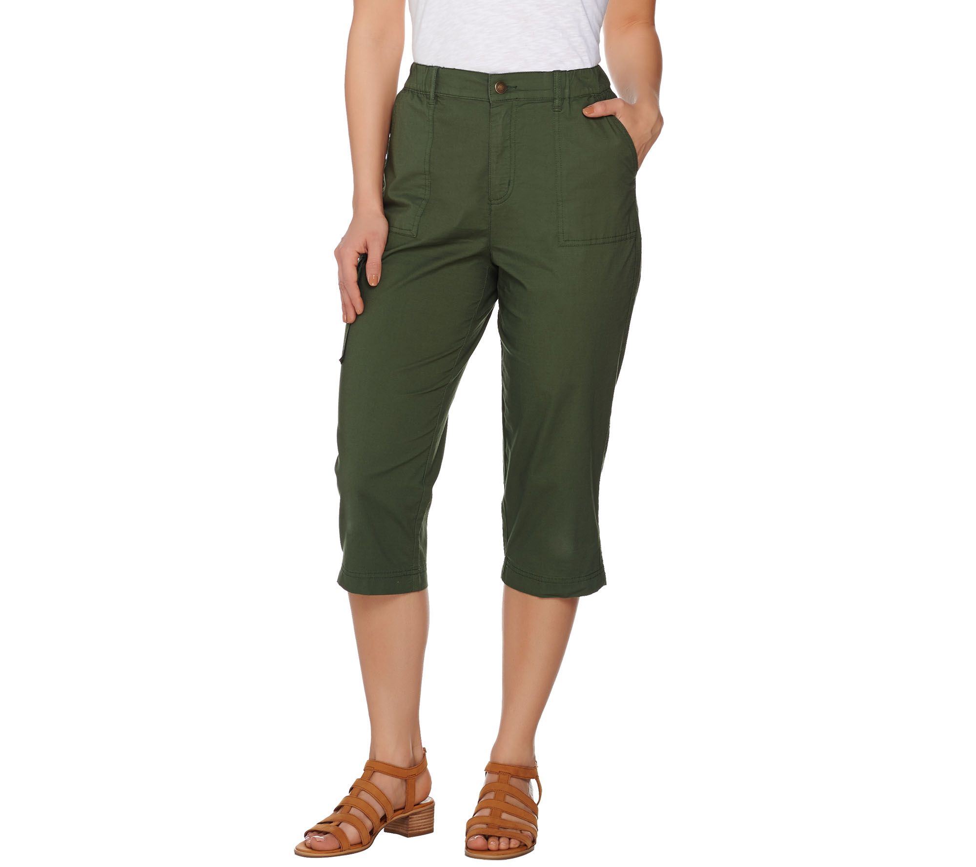 stretch capri pants