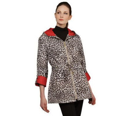 susan graver packable raincoat