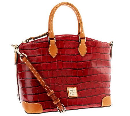 dooney and bourke croco fino satchel