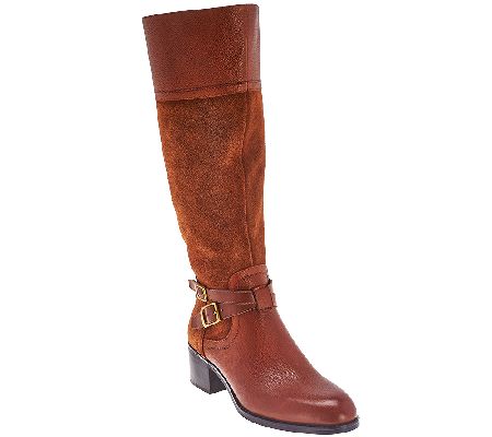 franco sarto leather tall shaft boots