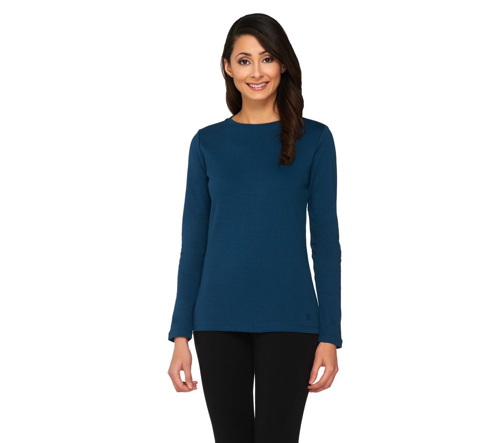 Isaac Mizrahi Live! Essentials Long Sleeve Knit Tee
