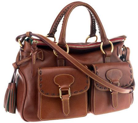 dooney & bourke florentine leather celeste satchel