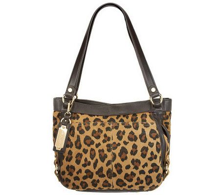 tignanello leopard handbag