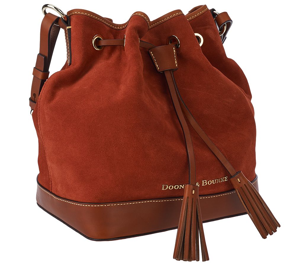 qvc dooney & bourke suede bags