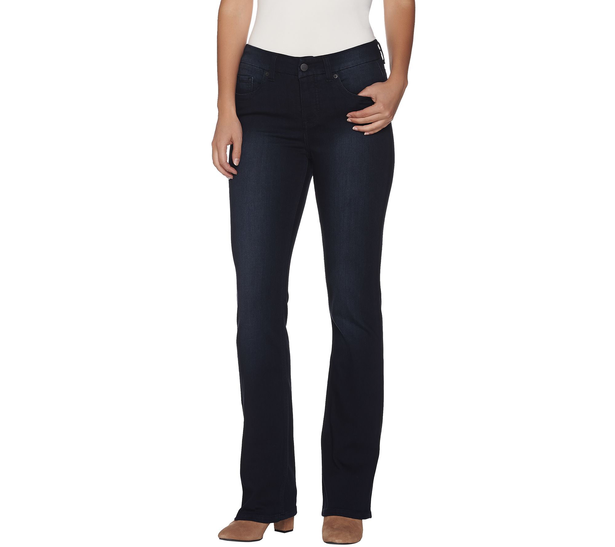Women with Control My Wonder Denim Petite Boot Cut Jeans Page 1 —