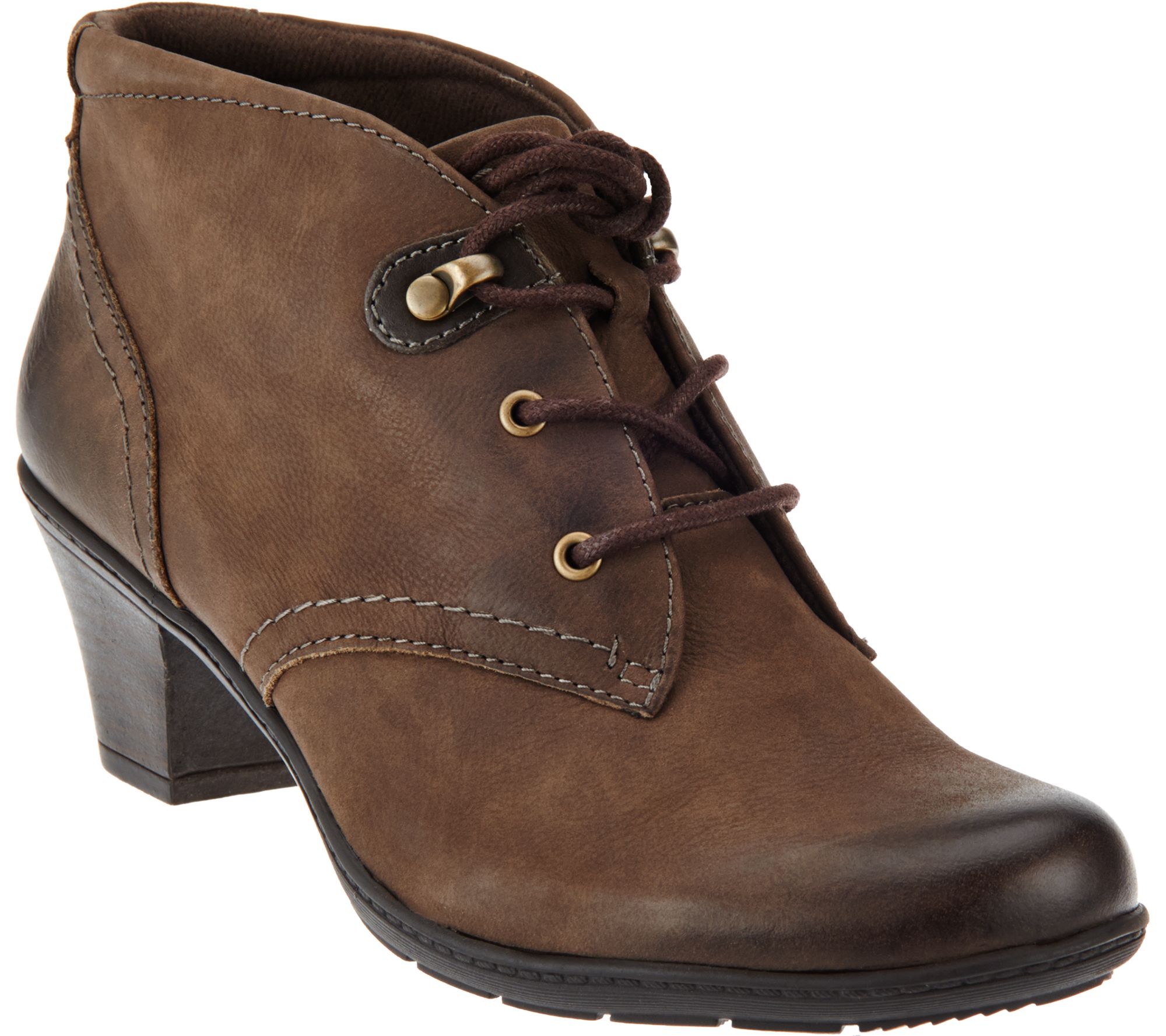 Earth Origins Leather Laceup Ankle Boots Devin Page 1 —