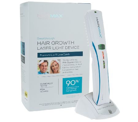 HairMax Lux 9 Hair Growth LaserComb - Page 1 — QVC.com