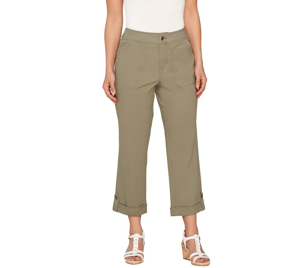  Liz Claiborne New York Jackie Cuffed Crop Pants - A264121