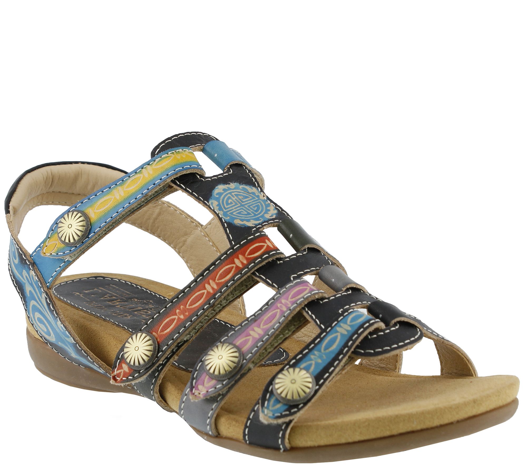 Spring Step L'Artiste Leather Sandals - Gipsy - Page 1 — QVC.com