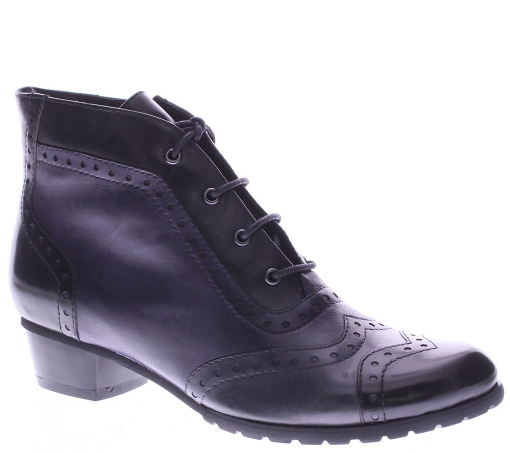 wide width gray booties