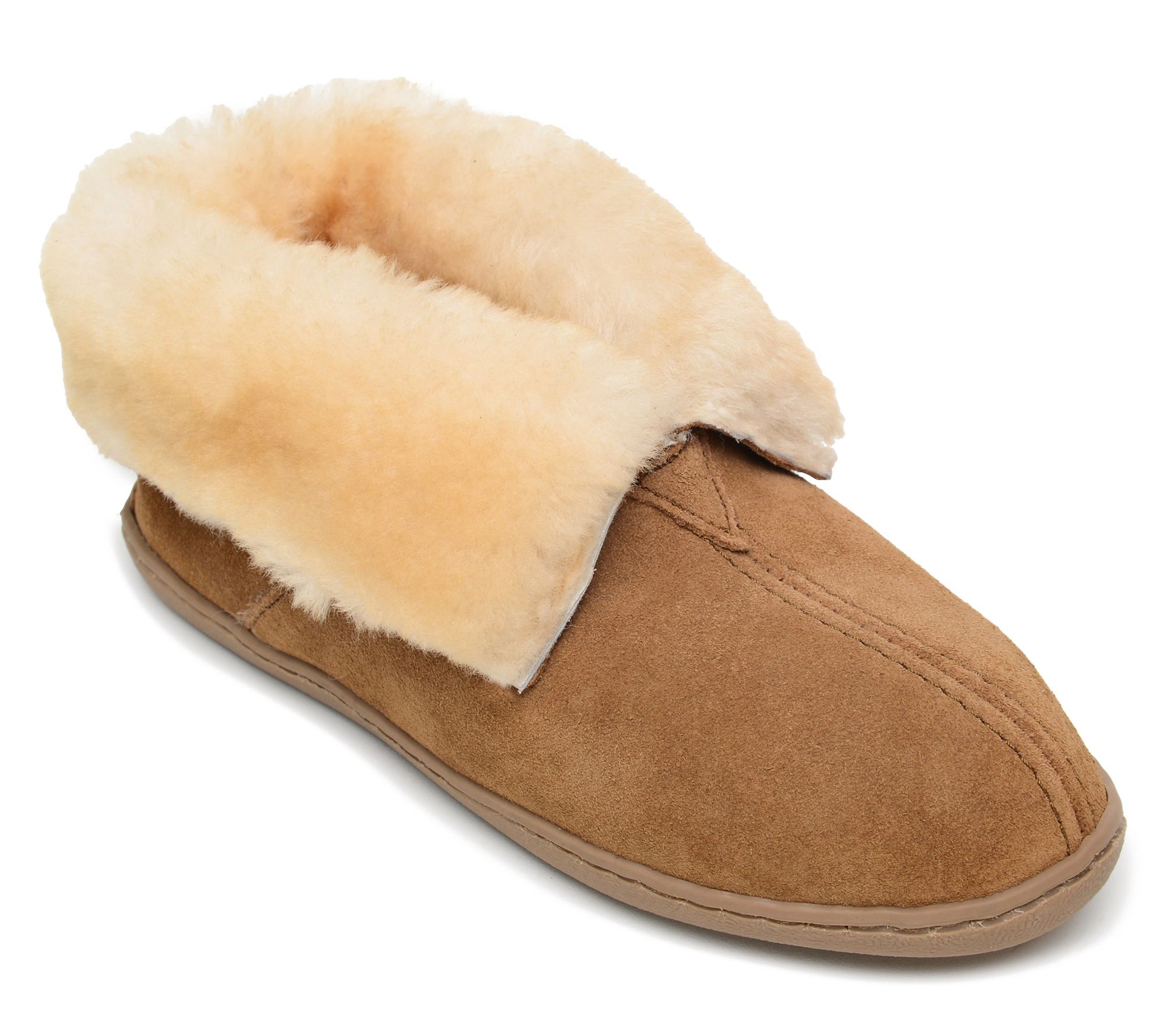 minnetonka men's sheepskin ankle boots