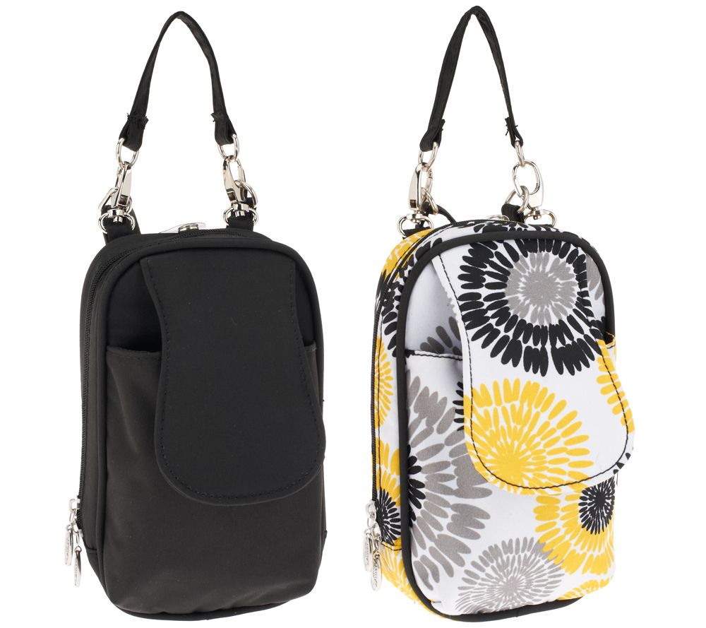 Set of 2 PursePlus Extra Large Smartphone Bags with Straps - Page 1 — www.bagssaleusa.com