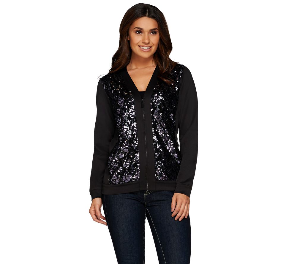 qvc sequin tops