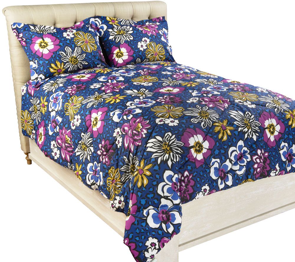 Vera Bradley Reversible Print Twin/XL Comforter Set - A258428 â€” QVC ...