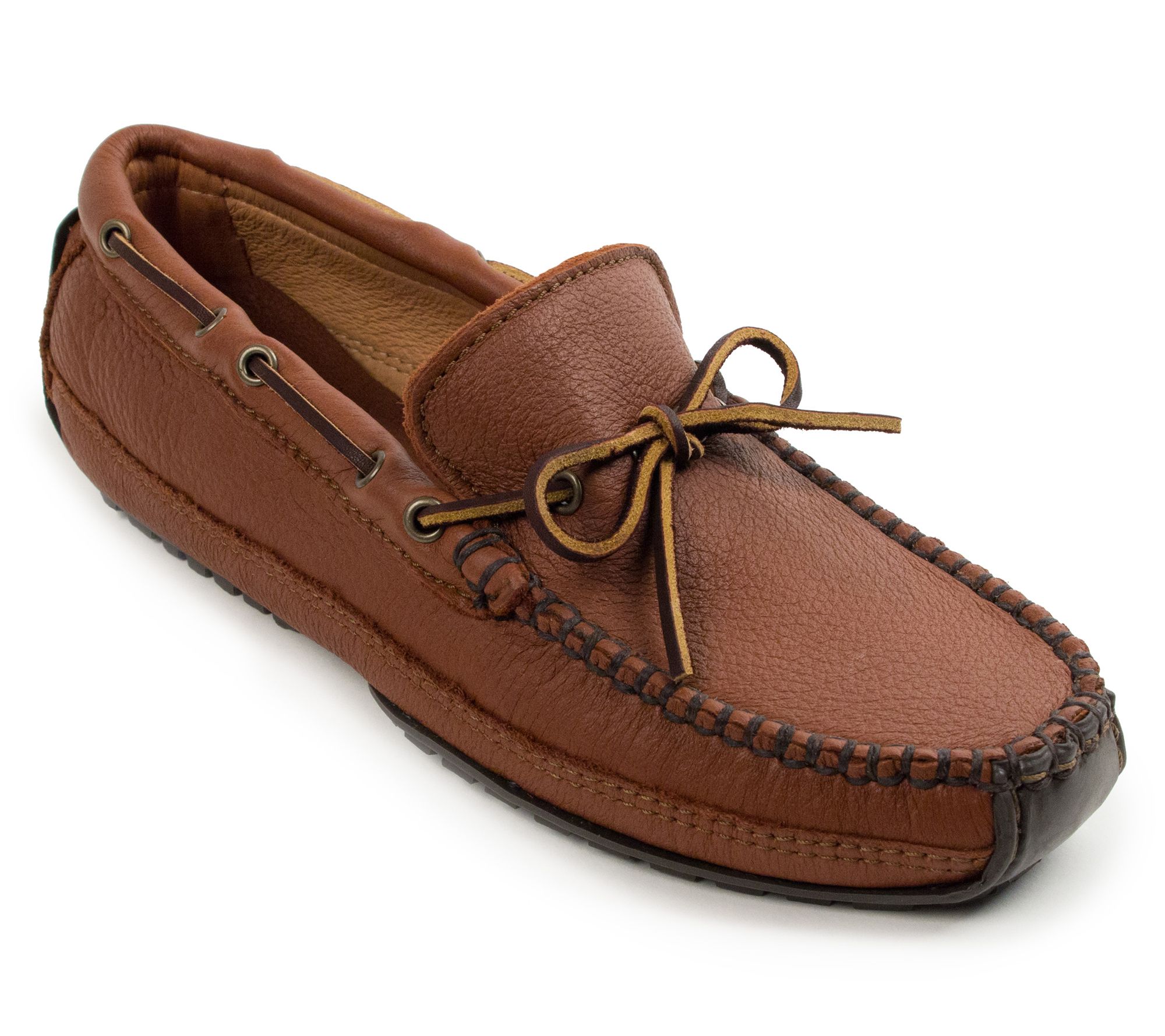 minnetonka men's moosehide driving moc