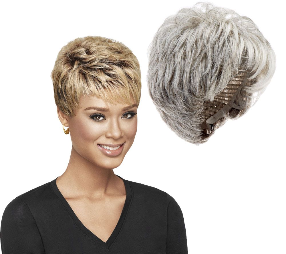 LUXHAIR by Sherri Shepherd Textured Pixie Cut Wig Page 1 —
