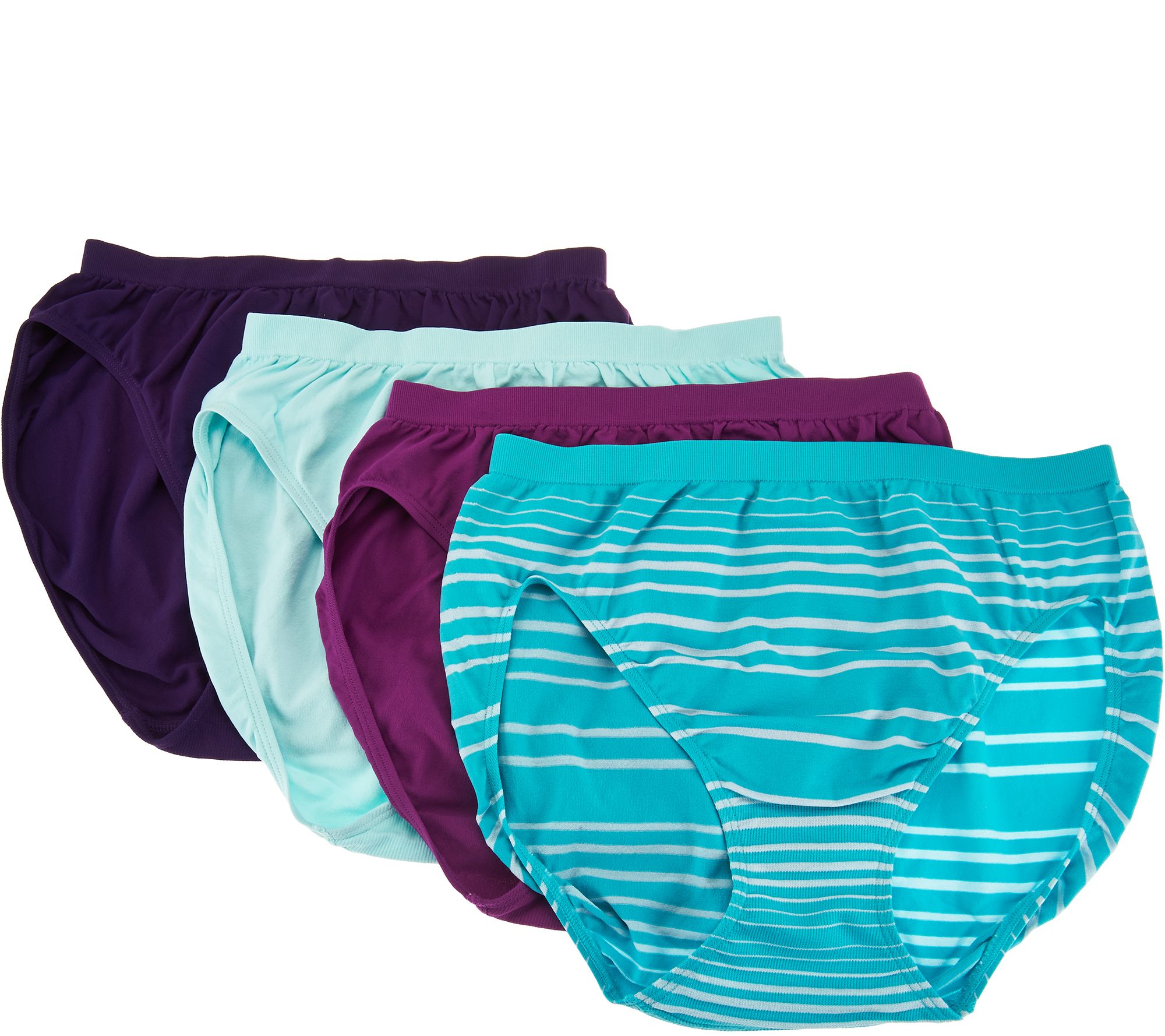 Jockey Seamfree Comfies Microfiber 4Pack French Cut Panties Page 1