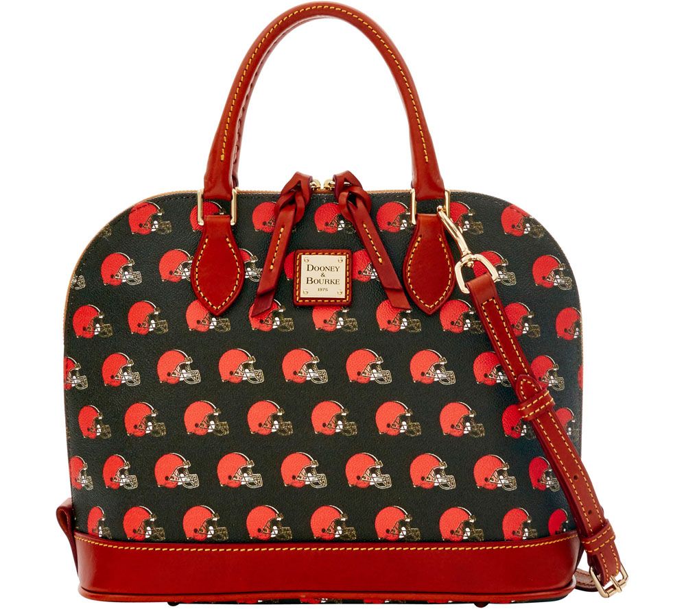 Dooney & Bourke Nfl Browns Zip Zip Satchel — Qvc.com