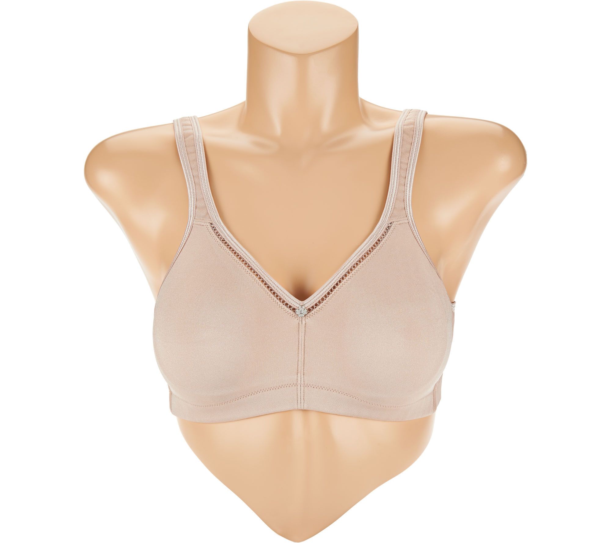 Breezies Soft Shimmer Microfiber Unlined Wirefree Bra Page Qvc