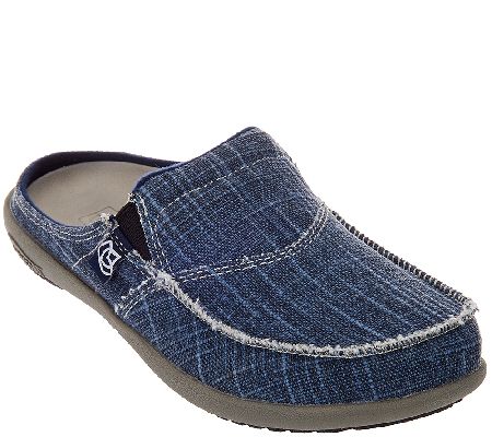 spenco orthotic canvas slip on mules siesta gemstone