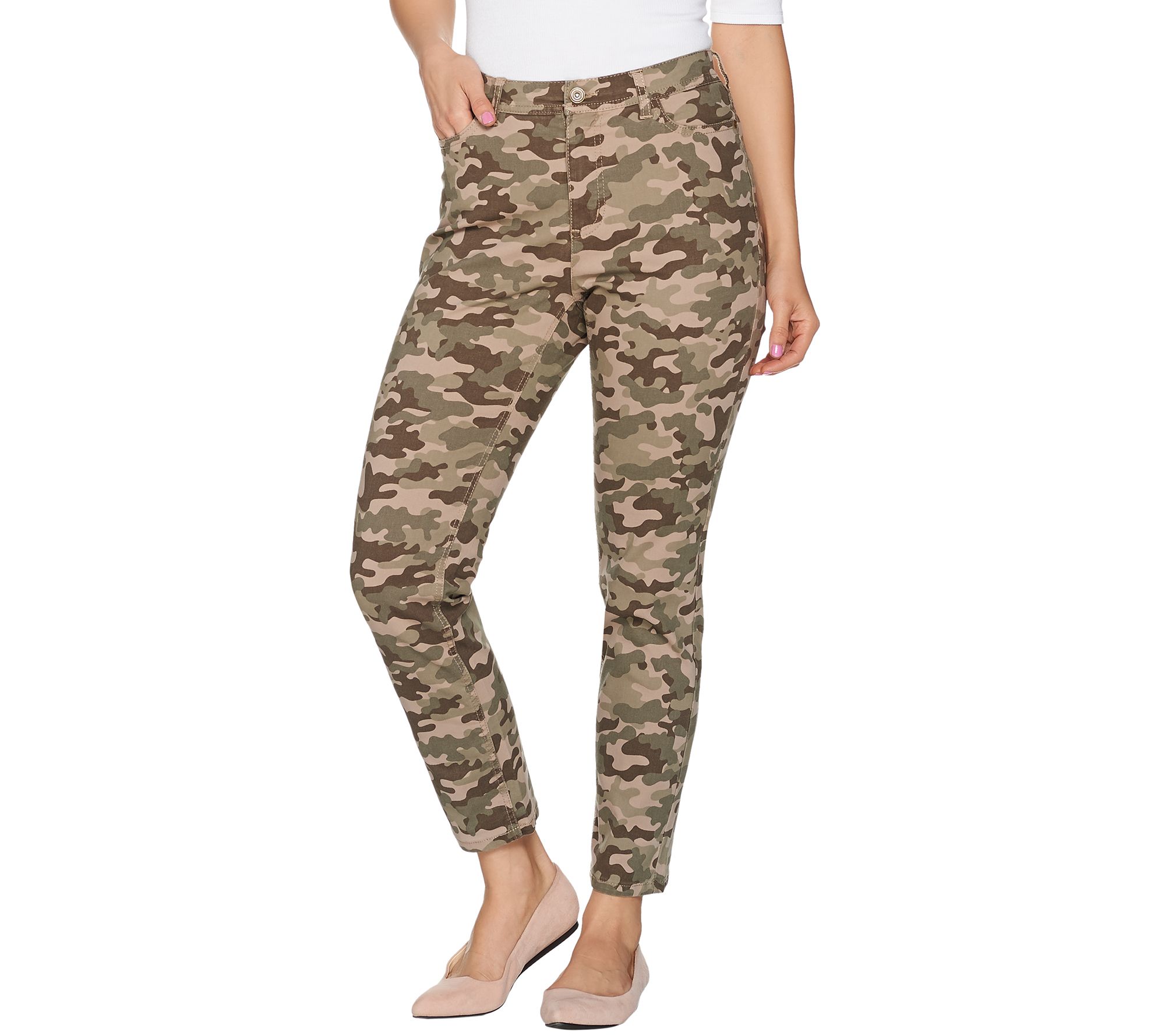 camo ankle pants