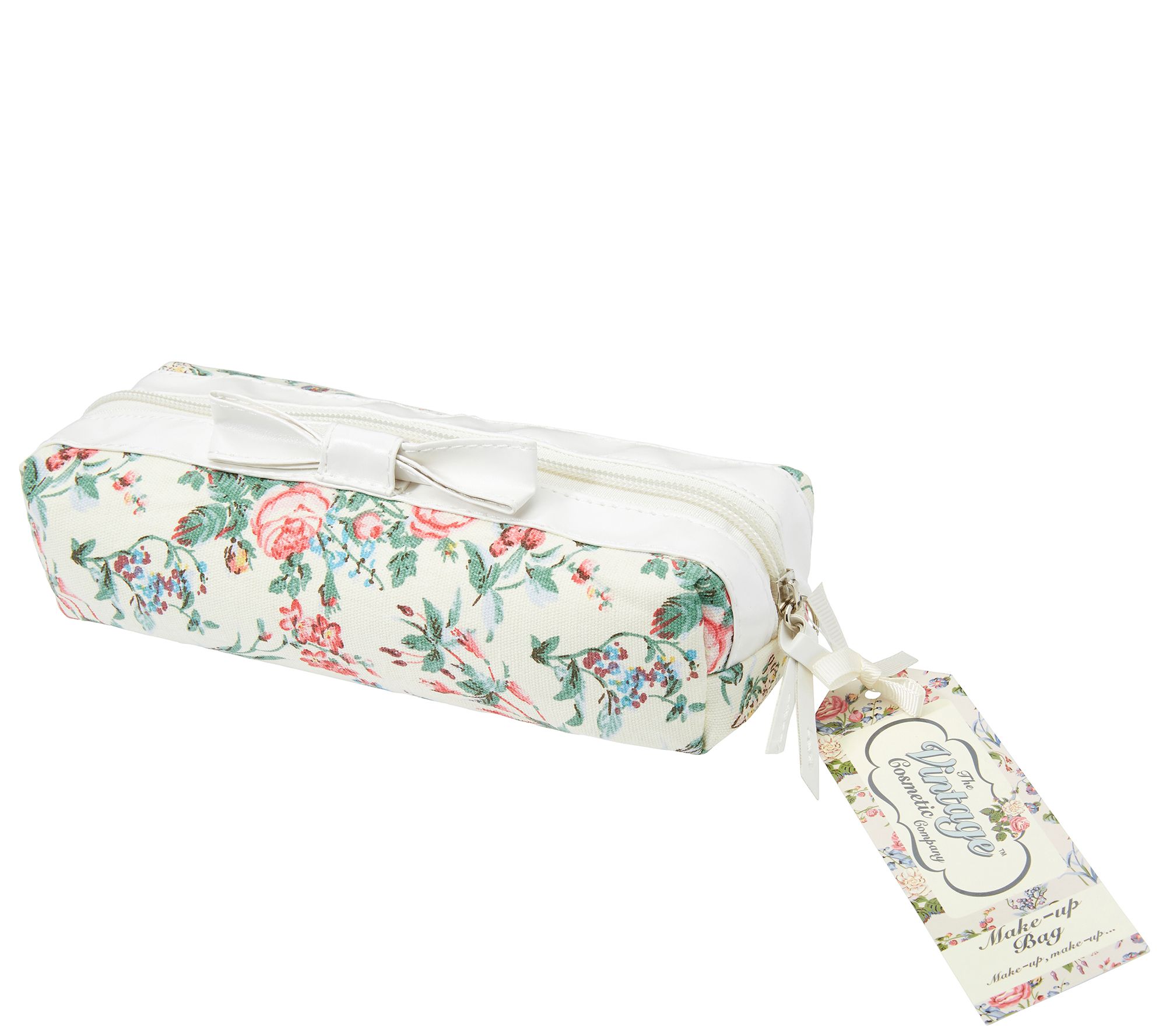 The Vintage Cosmetic Company Small Makeup Bag Floral Page 1 —