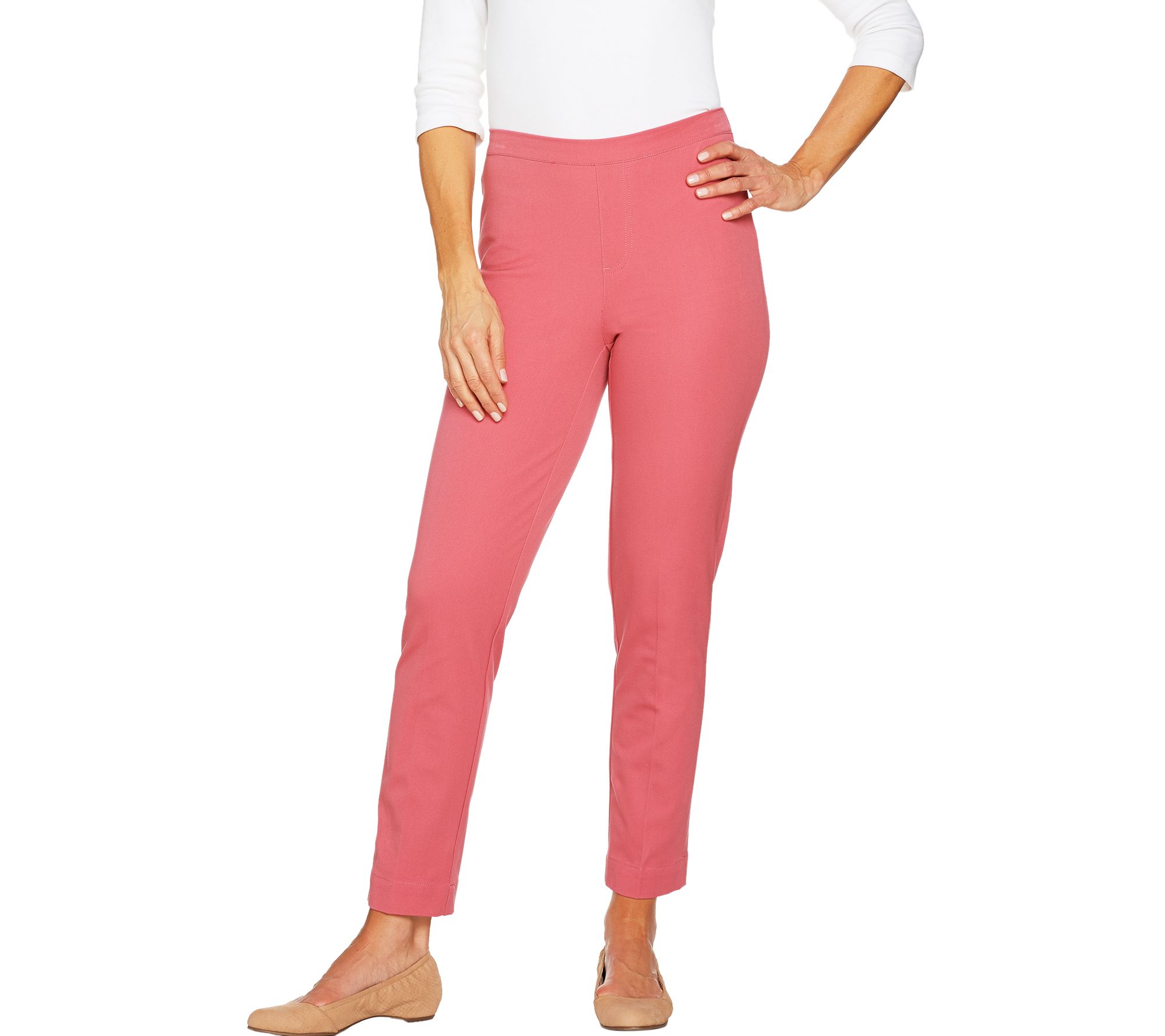 Isaac Mizrahi Live! Regular 24/7 Stretch Ankle Pants Page 1 —