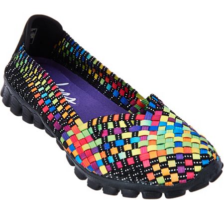 Skechers Stretch Woven Slip-on Shoes w/ Memory Foam - Delphi