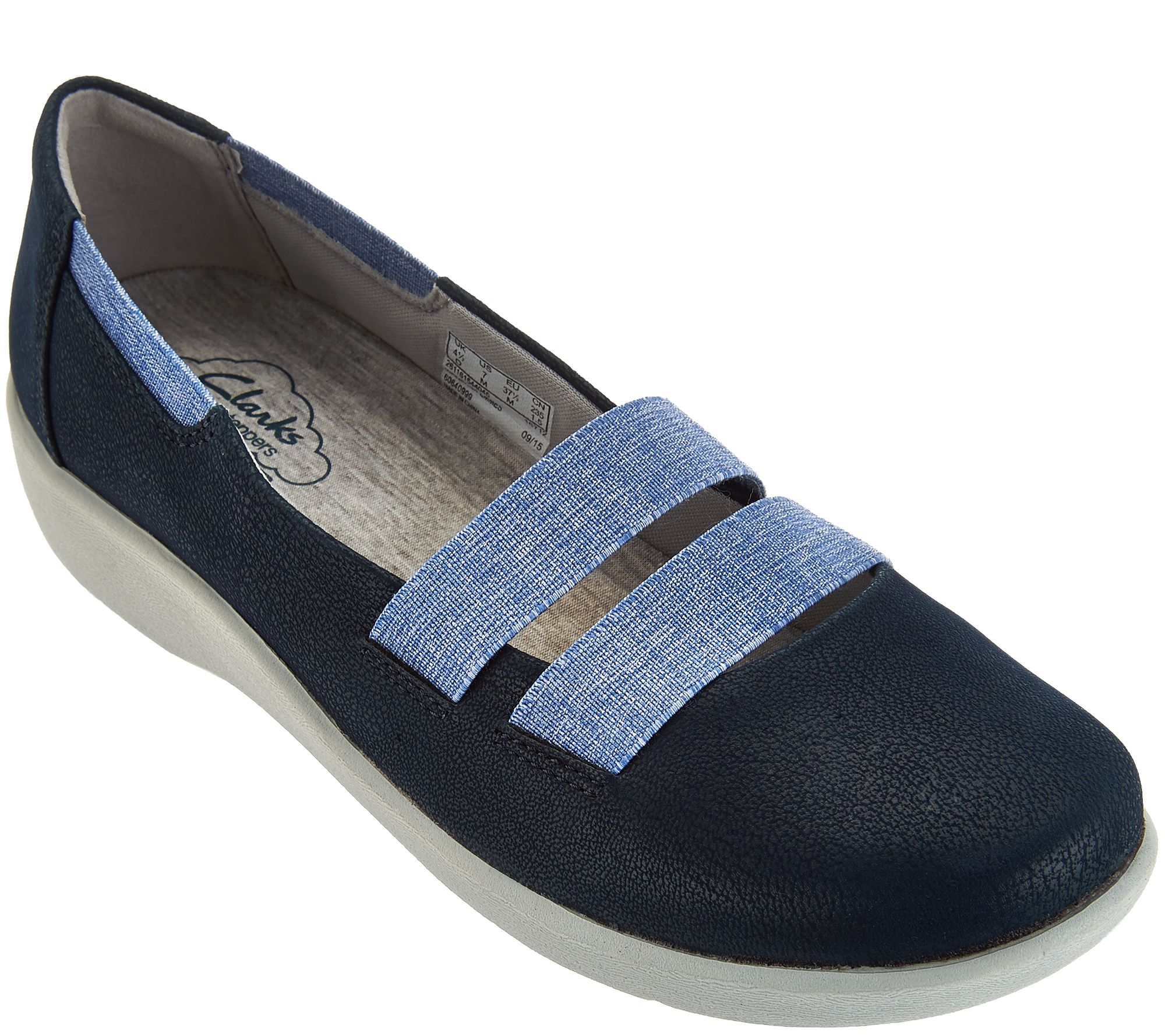 clarks cloudsteppers slip on sneakers