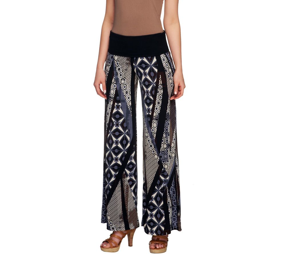 qvc iman palazzo pants