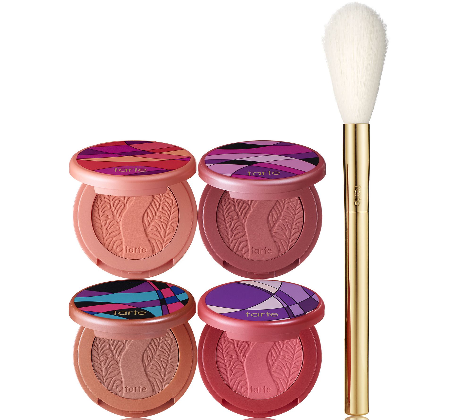 UPC 846733016907 product image for tarte sculpted cheeks deluxe Amazonian clay 4-pc Blush Set | upcitemdb.com