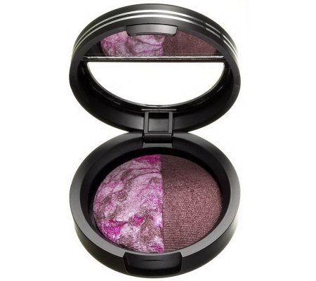 baked geller duo laura eyeshadow liner marble cake qvc