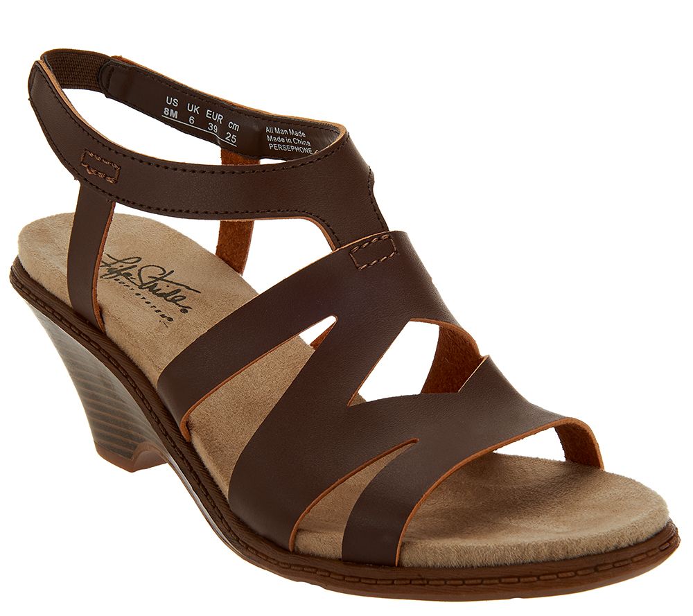 LifeStride Multi-strap Wedge Sandals - Persephone