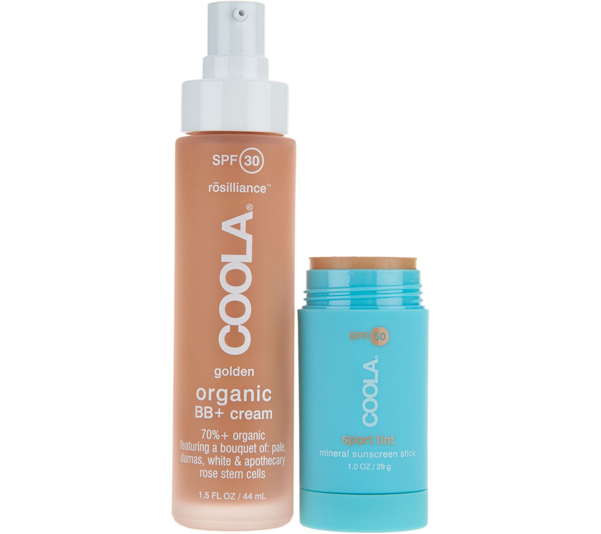 Coola Rosilliance BB Cream SPF 30 With Tinted Sport Stick — QVC.com