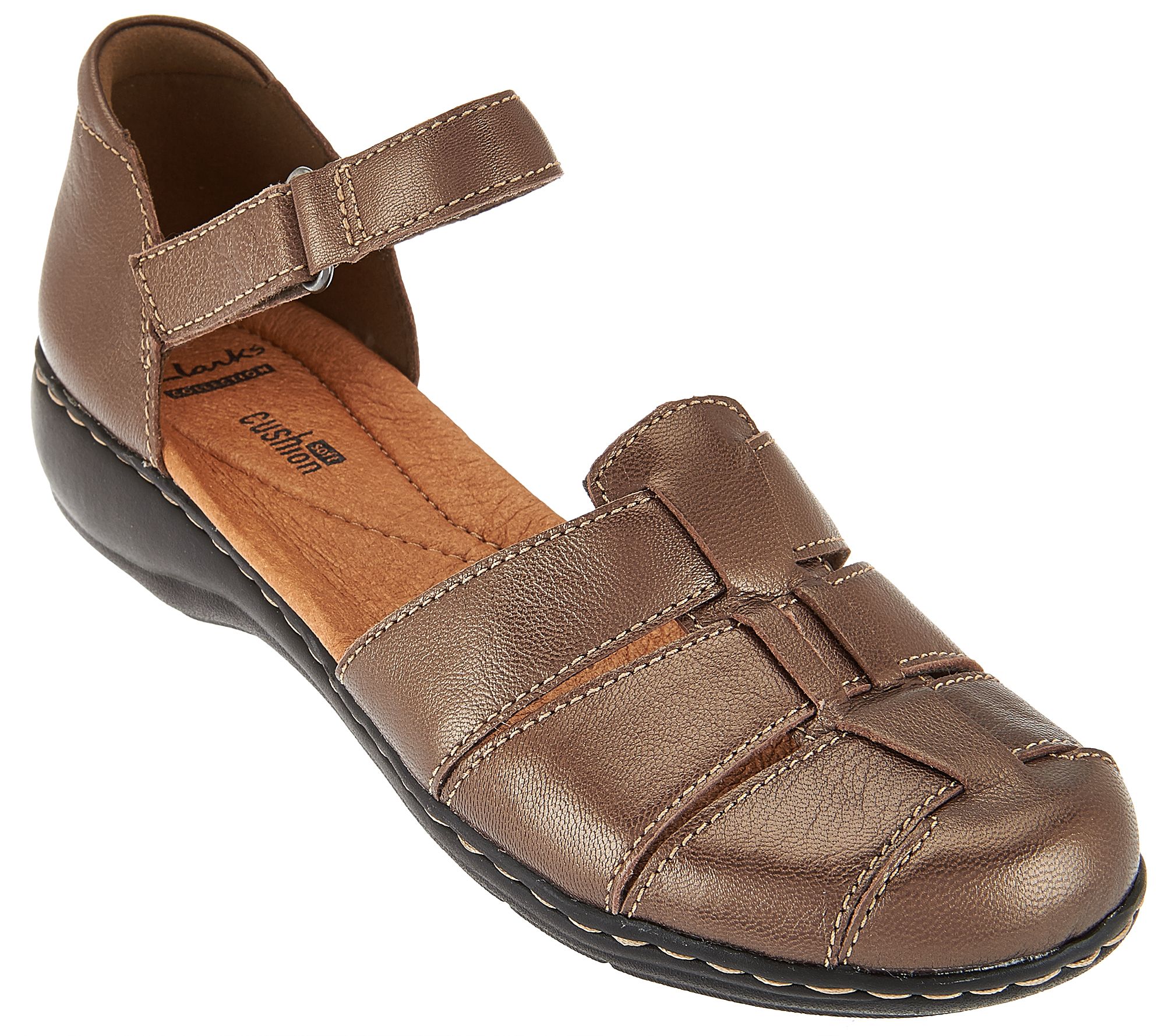 Clarks Leather Fisherman Sandals - Leisa Wave - Page 1 — www.bagssaleusa.com/product-category/wallets/