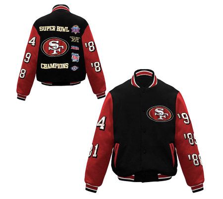 49ers jacket super bowl jacket