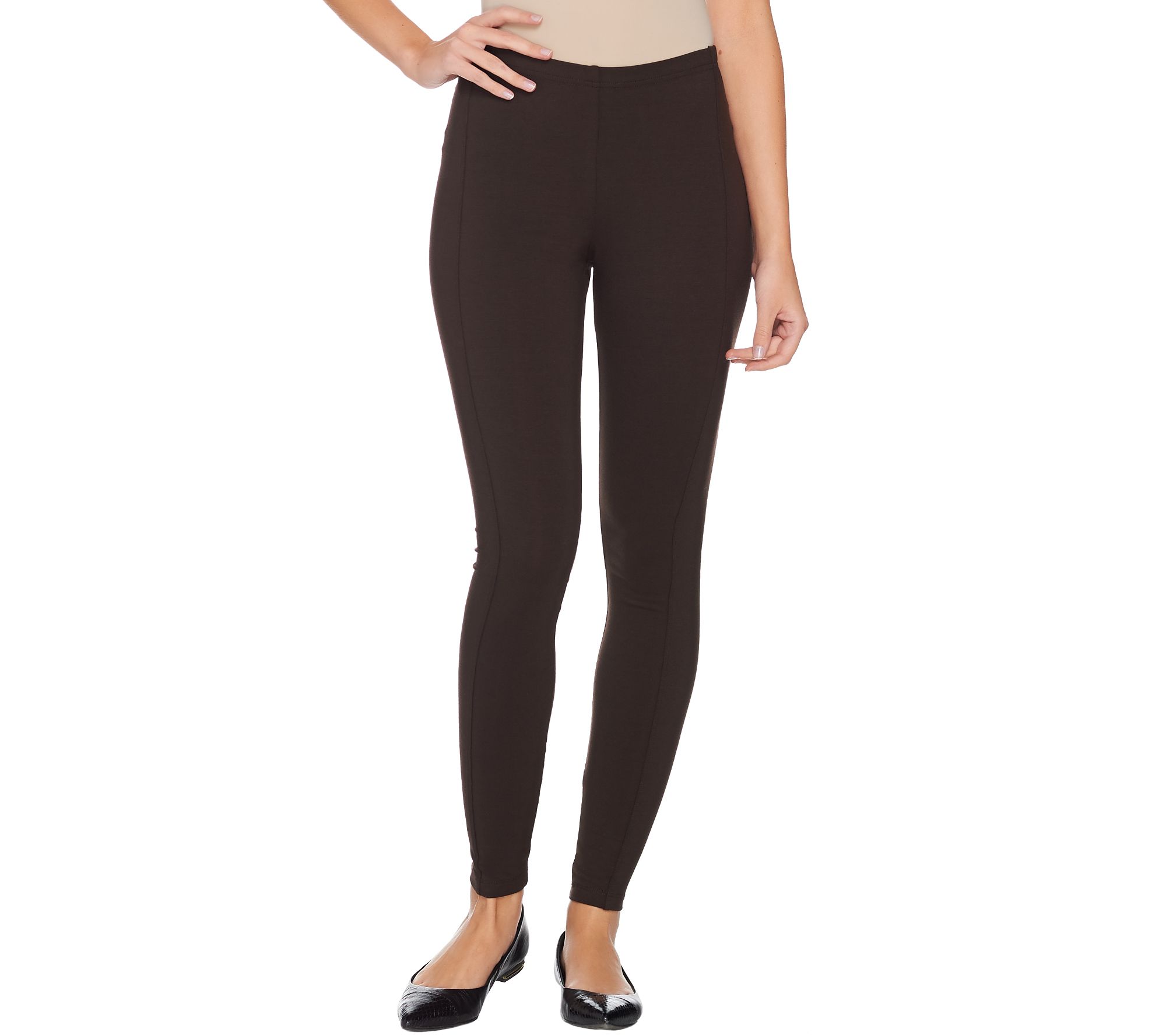 Women with Control PullOn Leggings with Side Panels —