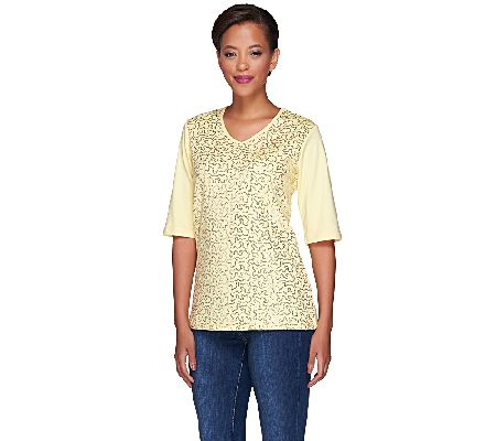 qvc sequin tops