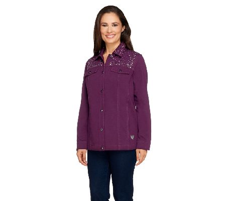 diamonds denim quacker factory jacket dreamjeannes qvc