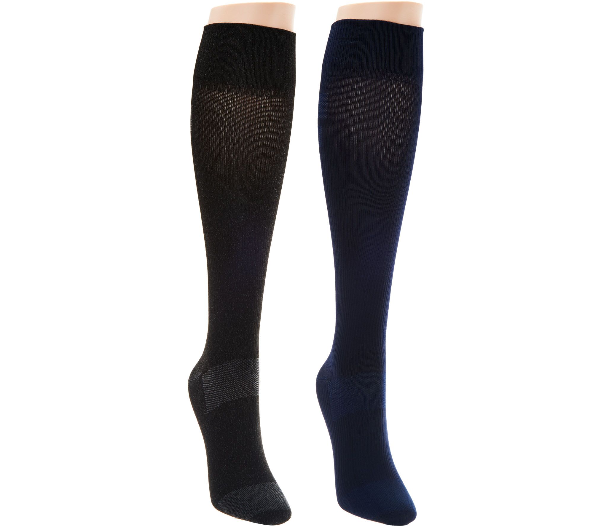 Catawba Set of 2 Foot Comfort Compression Socks Page 1 —