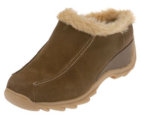 sporto suede clogs