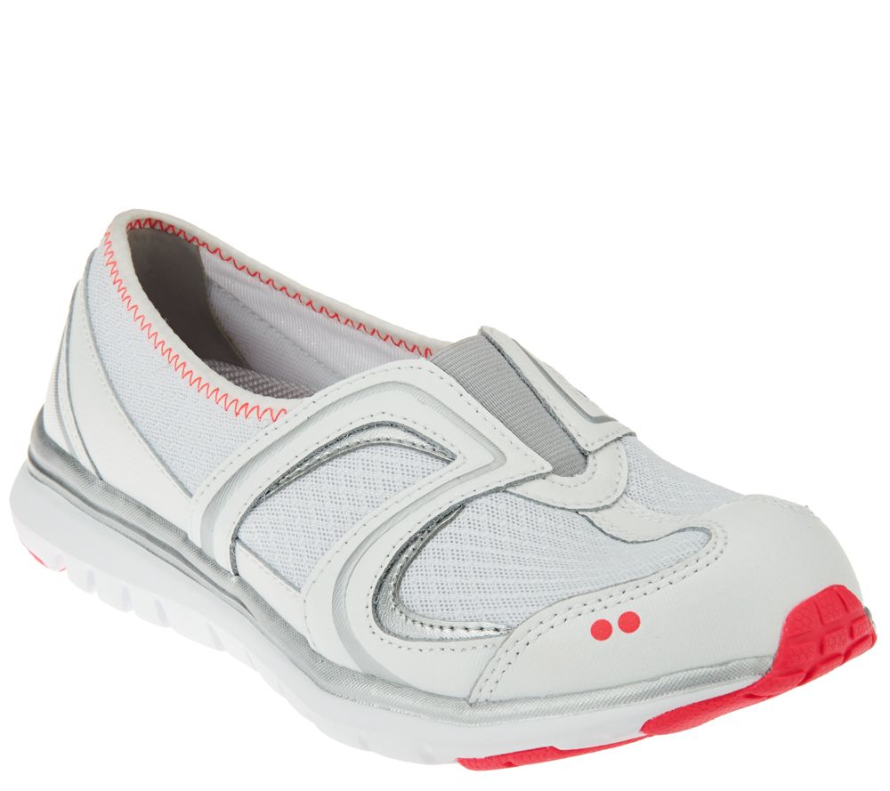 Ryka Leather and Fabric Slip-on Sneakers - Arbour II - A263490
