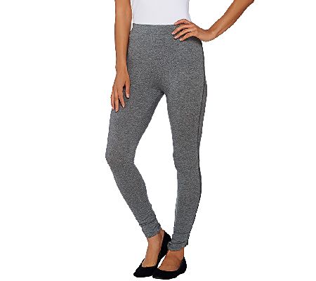 Whitney Port Pull-On Knit Leggings with Side Seam Detail - A267190
