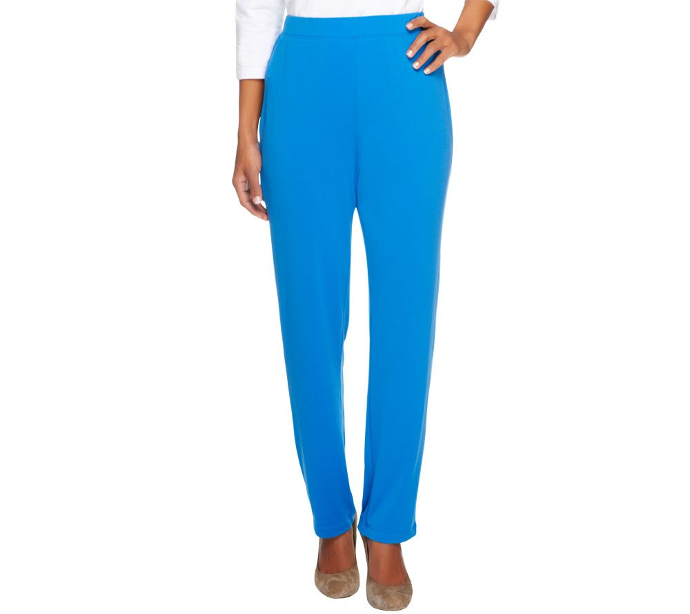 susan graver liquid knit pants with pockets