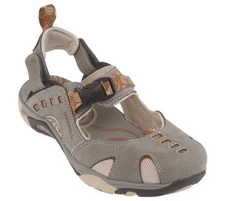 merrell men's closed toe sandals