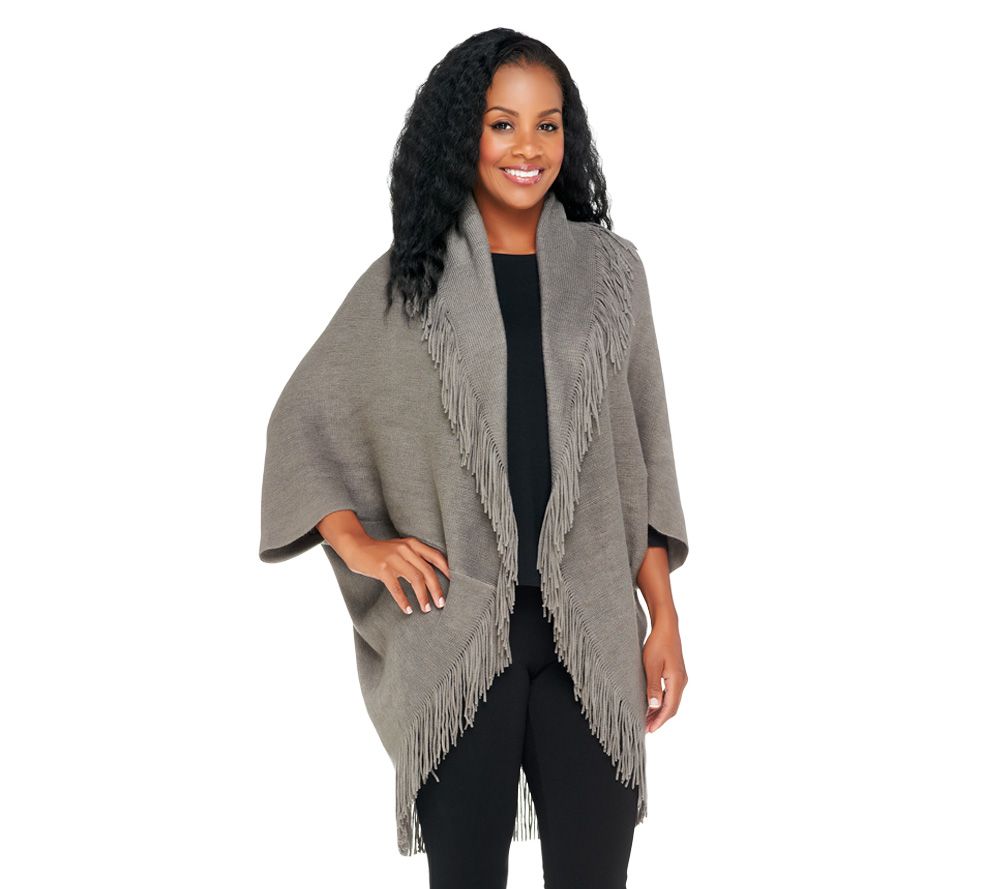 Layers by Lizden Marvelush Shrug with Cable Detail Page 1 —