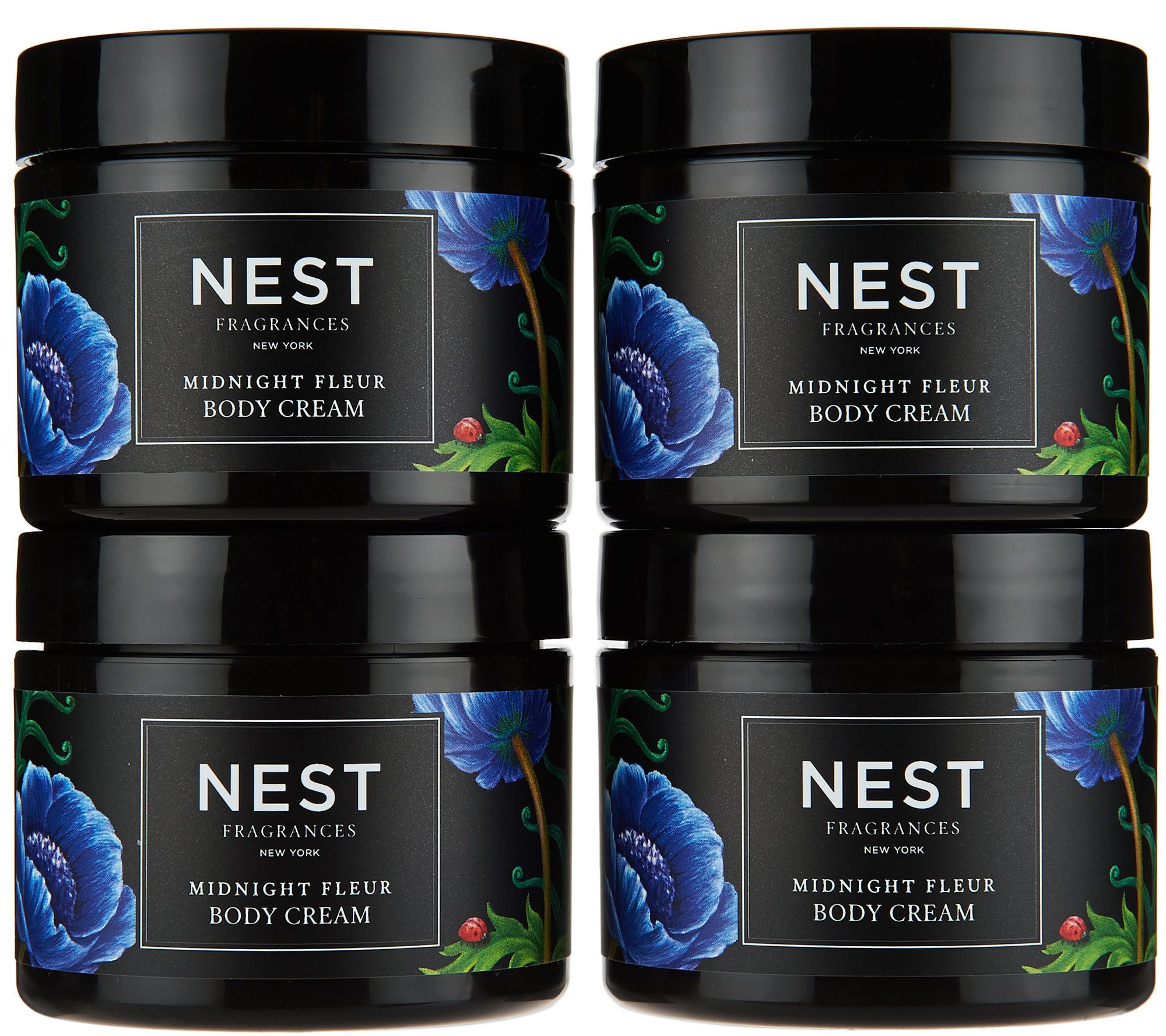 NEST Fragrances Set of 4 Midnight Fleur Body Creams Page 1 —