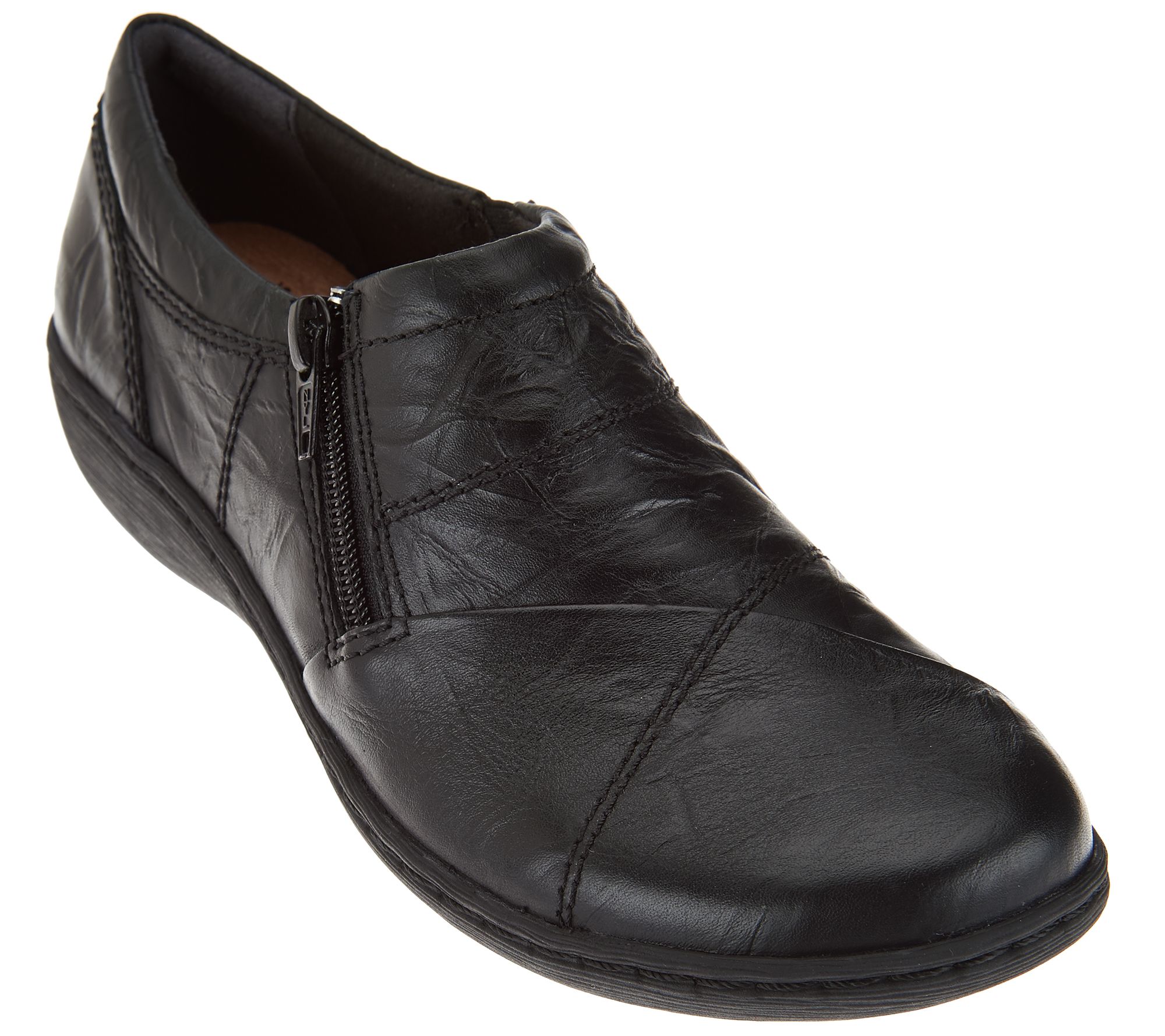 Clarks Leather Slip-on Shoes - Fianna Ellie - Page 1 — 0